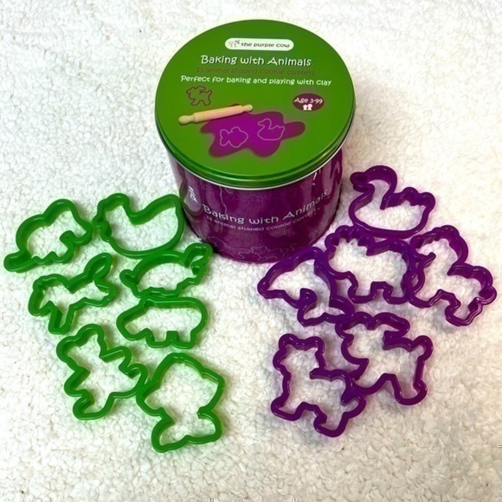 Purple Cow “Animal Shaped” Cookie Cutters
